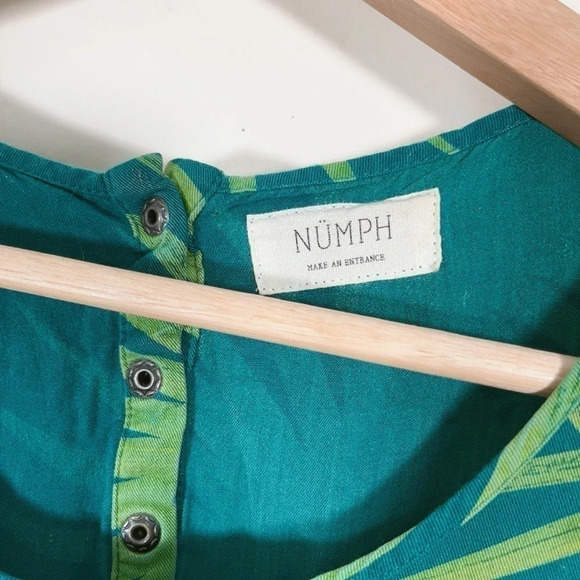 NUMPH | BOHO PALM LEAF SLEEVELESS DRESS - Picture 6 of 10